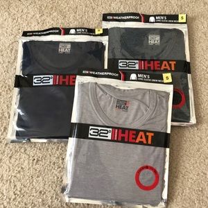 32 degrees mens long sleeve crew neck bundle